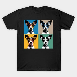 Pop Retro Toy Fox Terrier Art - Cute Puppy T-Shirt